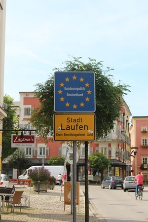 Laufen Ortsschild Laufen Ortsschild