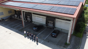 Die neue PV-anlage am Dach der Talmühle in Traunwalchen Die neue PV-anlage am Dach der Talmühle in Traunwalchen