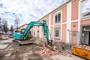 Start der Sanierungsarbeiten am Kurgarten-Café Start der Sanierungsarbeiten am Kurgarten-Café