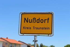 Nußdorf Ortsschild 