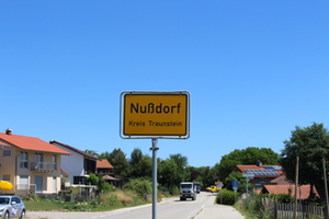 Ortsschild Nußdorf
