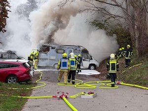 Feuerwehreinsatz in Siegsdorf Feuerwehreinsatz in Siegsdorf