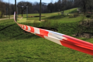 Polizeiabsperrung Polizeiabsperrung