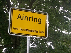 Ainring Ortsschild