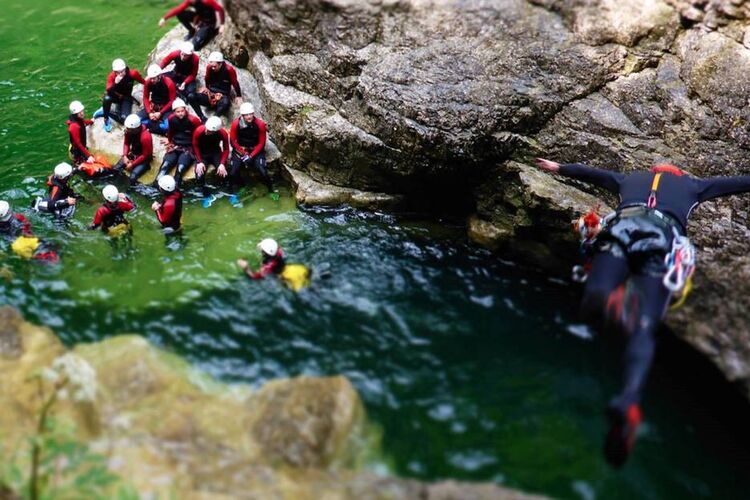 Almbachklamm Canyoning Einsteiger Tour 1 1