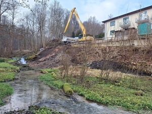 Arbeiten an der Polnach Arbeiten an der Polnach