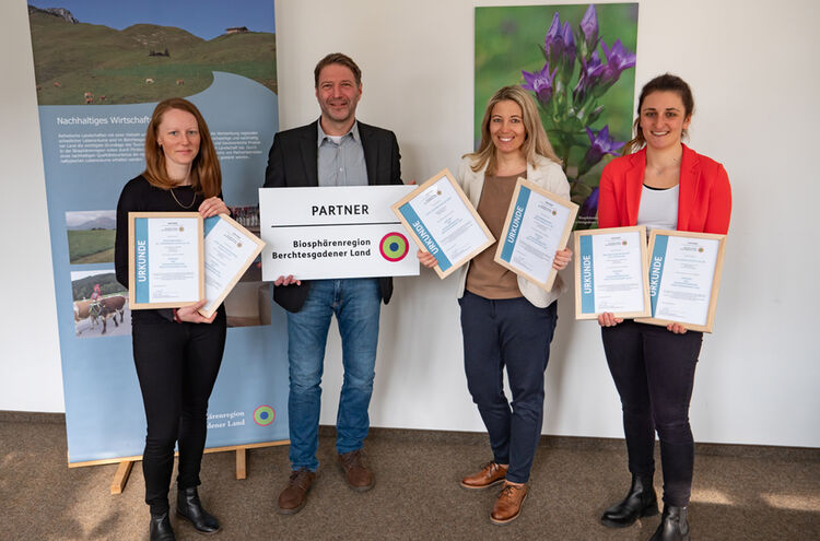 Auszeichnung Partner Der Biosphaerenregion Bgl Brbgl