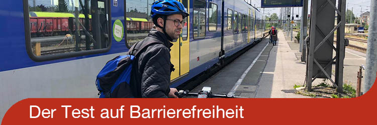 Rein in den Frühling - rauf auf´s Rad - Der Test auf Barrierefreiheit