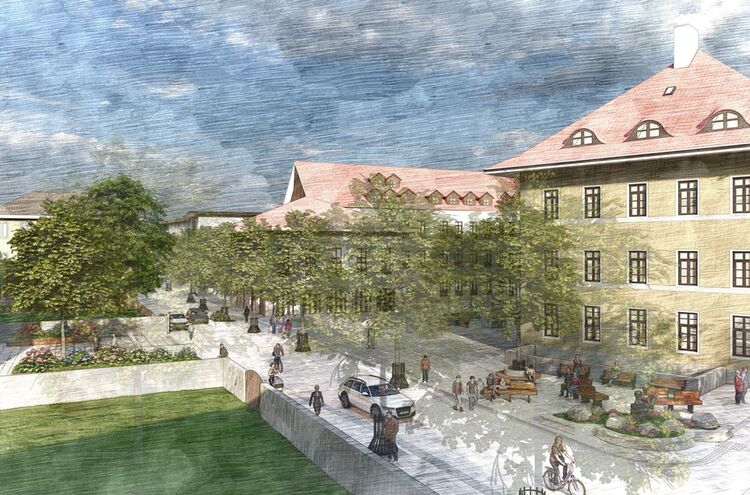 Bauarbeiten Ludwig Thoma Strasse