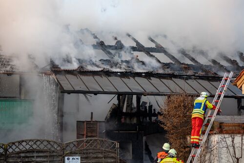 Bauernhofbrand Waging 2