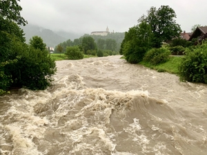 Überflutung Aschau