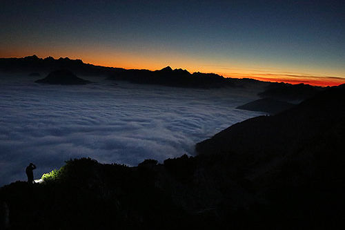 Berge Lichtschein 1