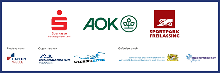 Betriebslauf Berchtesgadener Land 13. Juni - Banner Unterseite Sponsoren