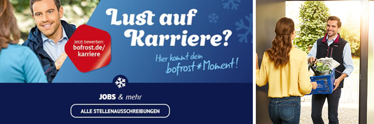 Gutscheinshop - bofrost Traunstein Banner Karriere 