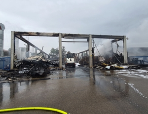 Brand Lagerhalle Chieming Brand Lagerhalle Chieming