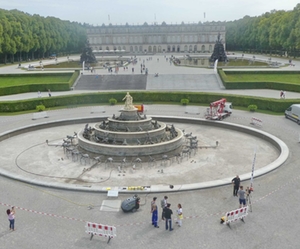 Latona-Brunnen Herrenchiemsee Reinigung