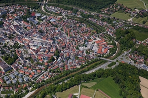 Stadt Traunstein Luftbild Stadt Traunstein Luftbild