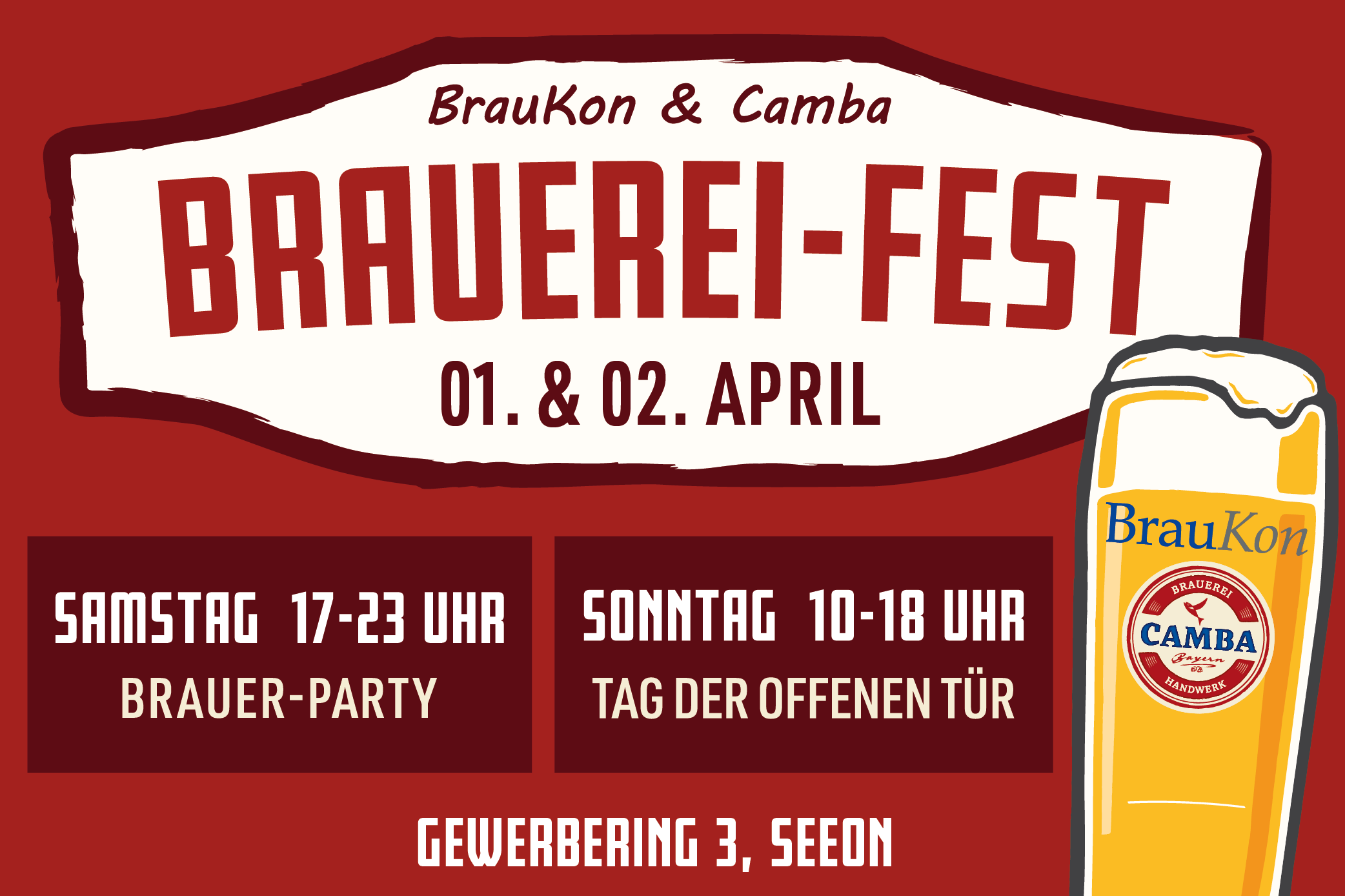 Camba Brauerei Fest Banner 500x333px