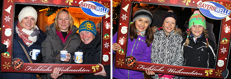 Bayernwelle Fotorahmen Christkindlmarkt Siegsdorf 2017