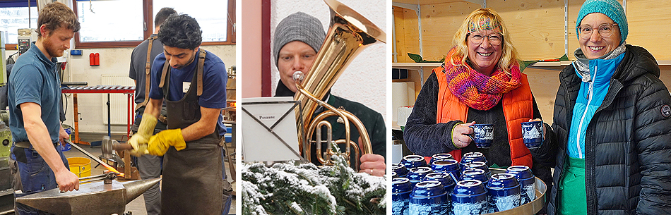 Christkindlmarkt Pidinger Werkstätten 2023 Eröffnung