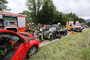 Unfall auf der Reichenhaller Umgehungsstraße Unfall auf der Reichenhaller Umgehungsstraße