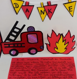 Dankeskarte Feuerwehr Dankeskarte Feuerwehr