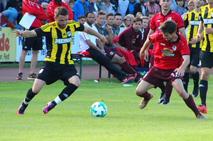 Fußball Bayernliga Derby SB Chiemgau vs SV Kirchanschöring 14 Juli 2017