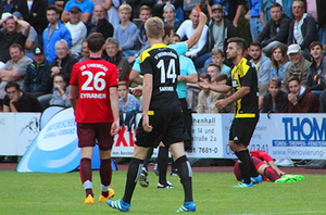 Fußball Derby Chiemgau Kirchanschöring Juli 2017