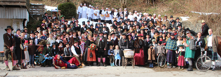 Faschingsbauernhochzeit Bergen 2019