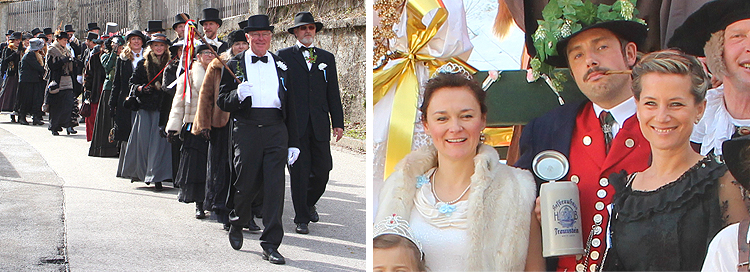 Faschingsbauernhochzeit Bergen 2019