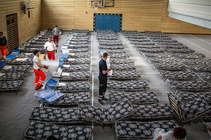 Flüchtlingsunterkunft Turnhalle Flüchtlingsunterkunft Turnhalle