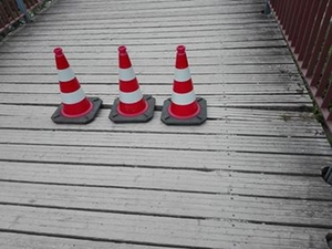 Pidinger Steg Schäden Pidinger Steg Schäden