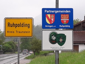 Gebirgsjäger Schild Ruhpolding