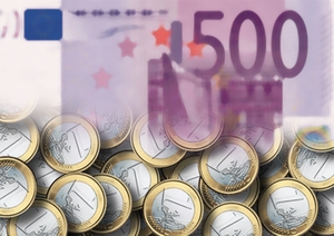 Geld Euro Münzen Schein Geld Euro Münzen Schein