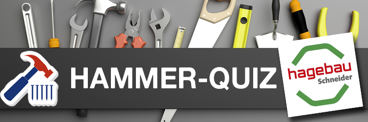 Hammer-Quiz - hagebaumarkt Schneider - Banner Unterseite 