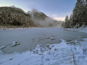Eisdecke Hintersee Eisdecke Hintersee