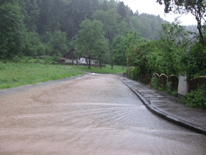 Überschwemmung Karlstein