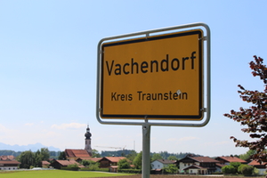 Ortsschild Vachendorf