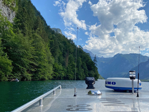 Einsatz Königssee-Ostufer Wasserwacht und Bergwacht