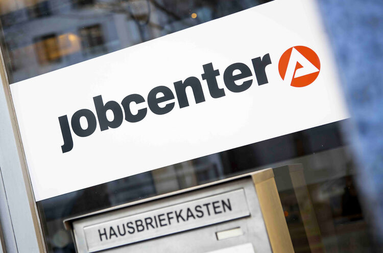 Jobcenter Schild