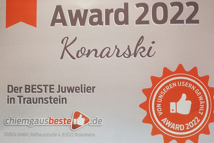 Konarski Banner 2022 Auszeichnung