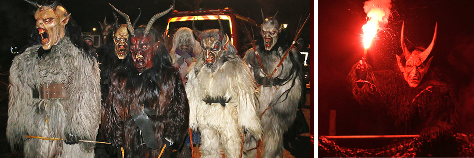 Schlosslauf Krampusse Marzoll 2019