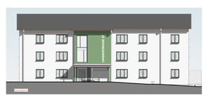Die geplante Wohnanlage in Piding Die geplante Wohnanlage in Piding