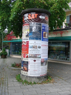 Litfaßsäule Litfaßsäule