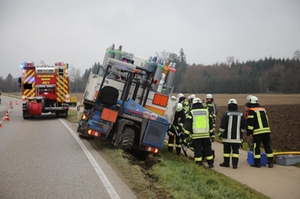 Unfall Gefahrgut-LKW Unfall Gefahrgut-LKW