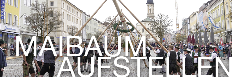 Maibaum Aufstellen Banner 2023