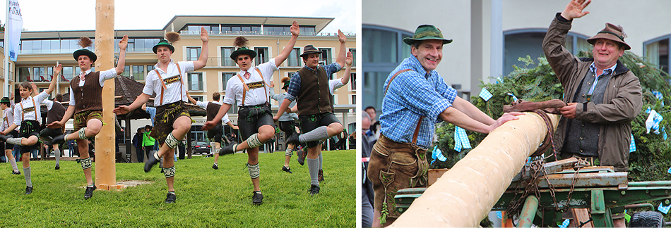 Maibaumaufstellen Berchtesgaden 2019