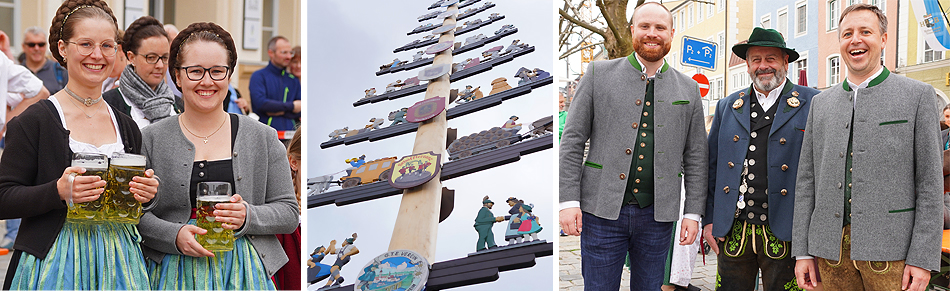 Maibaumaufstellen Traunstein 2022 Maibaumaufstellen Traunstein 2022