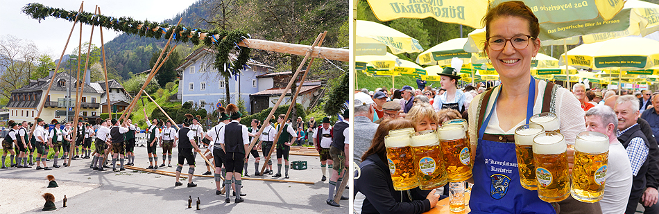 Maibaumaufstellen Karlstein 2023