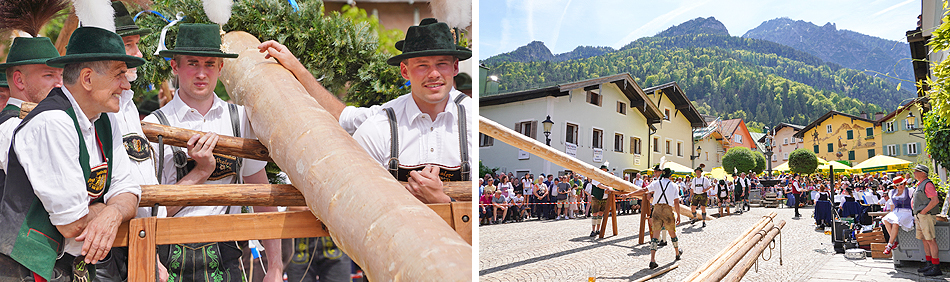 Maibaumaufstellen Bad Reichenhall 2024 